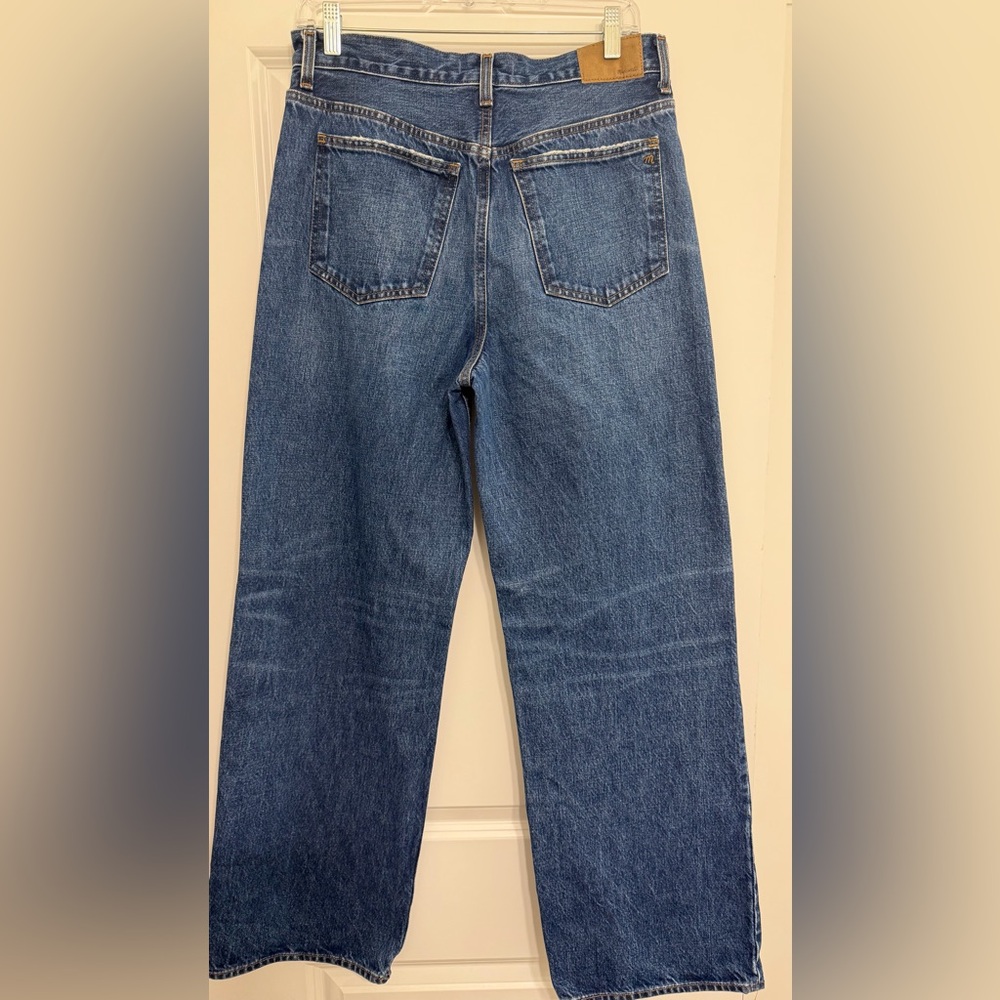 Like New Madewell Low Slung Baggie - Moffat Wash - Size 27 - Picture 8 of 10